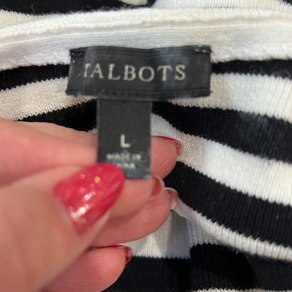Talbots Women’s Crew Neck Striped Sweater/Top - Picture 9 of 9